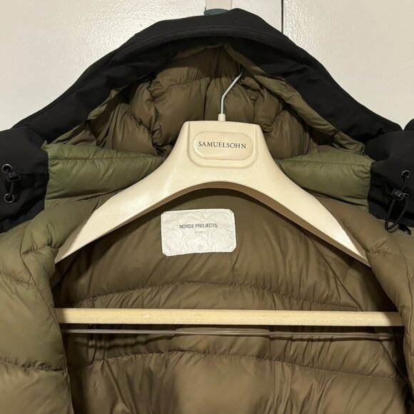 Norse Projects Rokkvi Neoshell Fishtail Waterproof Down Parka Jacket-M - Picture 6 of 16